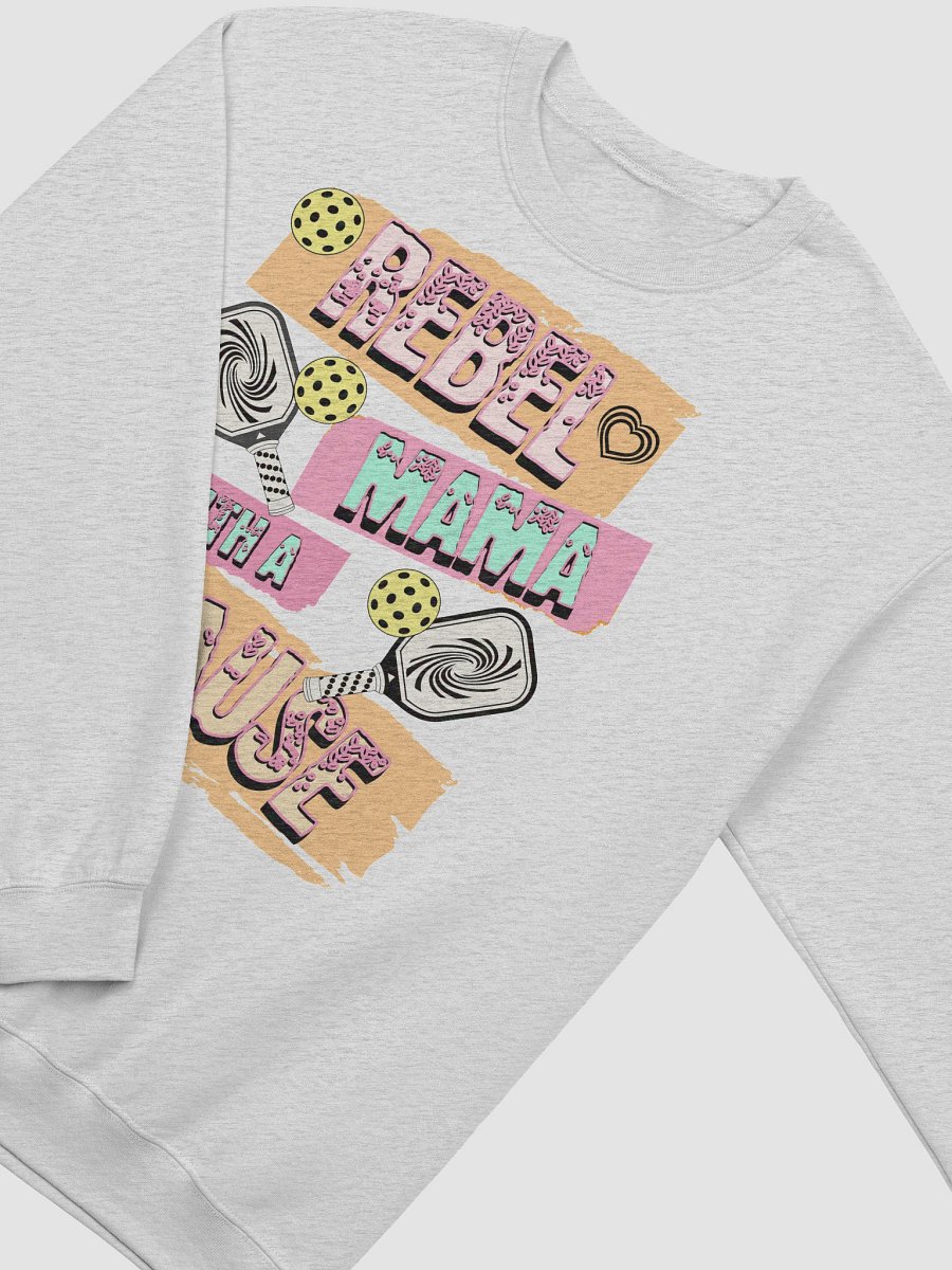 Rebel Mama With a Cause Pickleball Crewneck product image (16)
