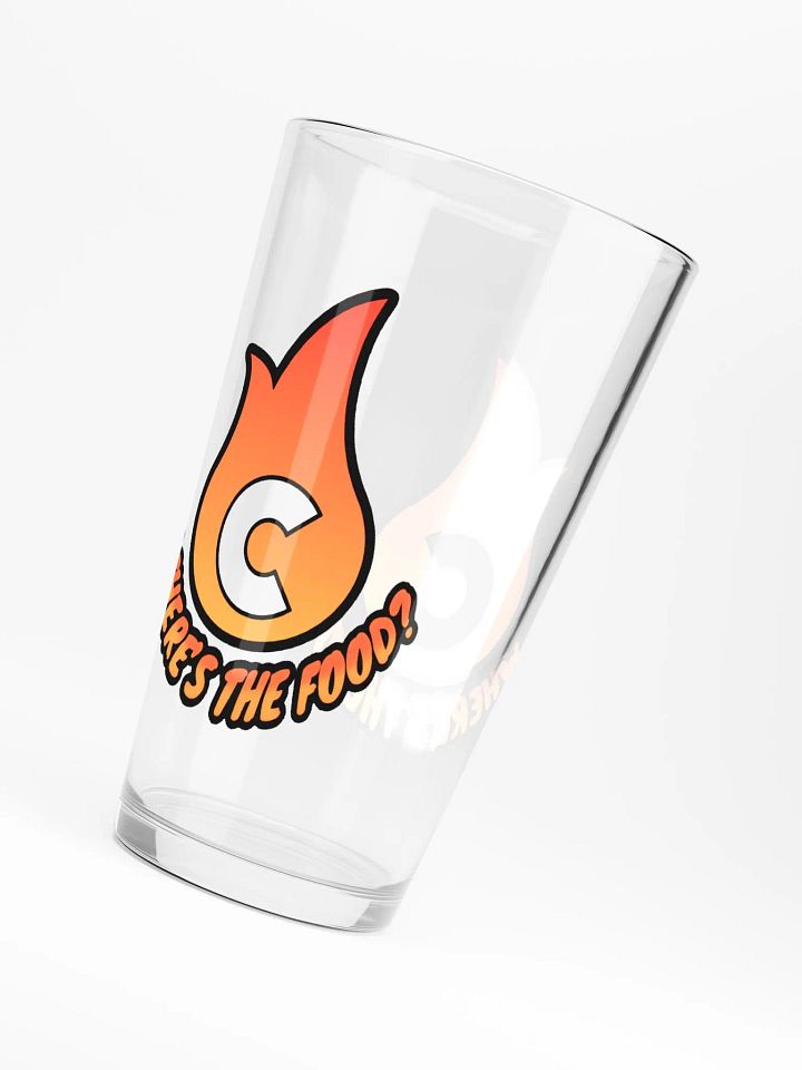 Where's The Food Pint Glass product image (2)