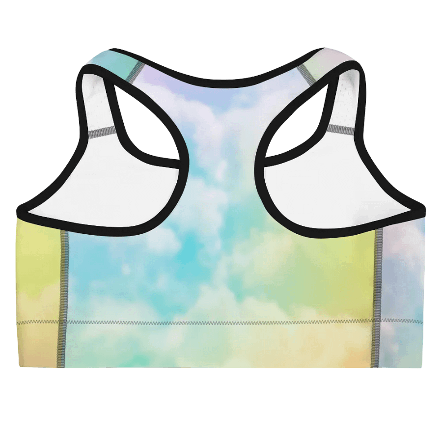 Blur cloud rainbow Design Sports Bra - V5 product image (9)