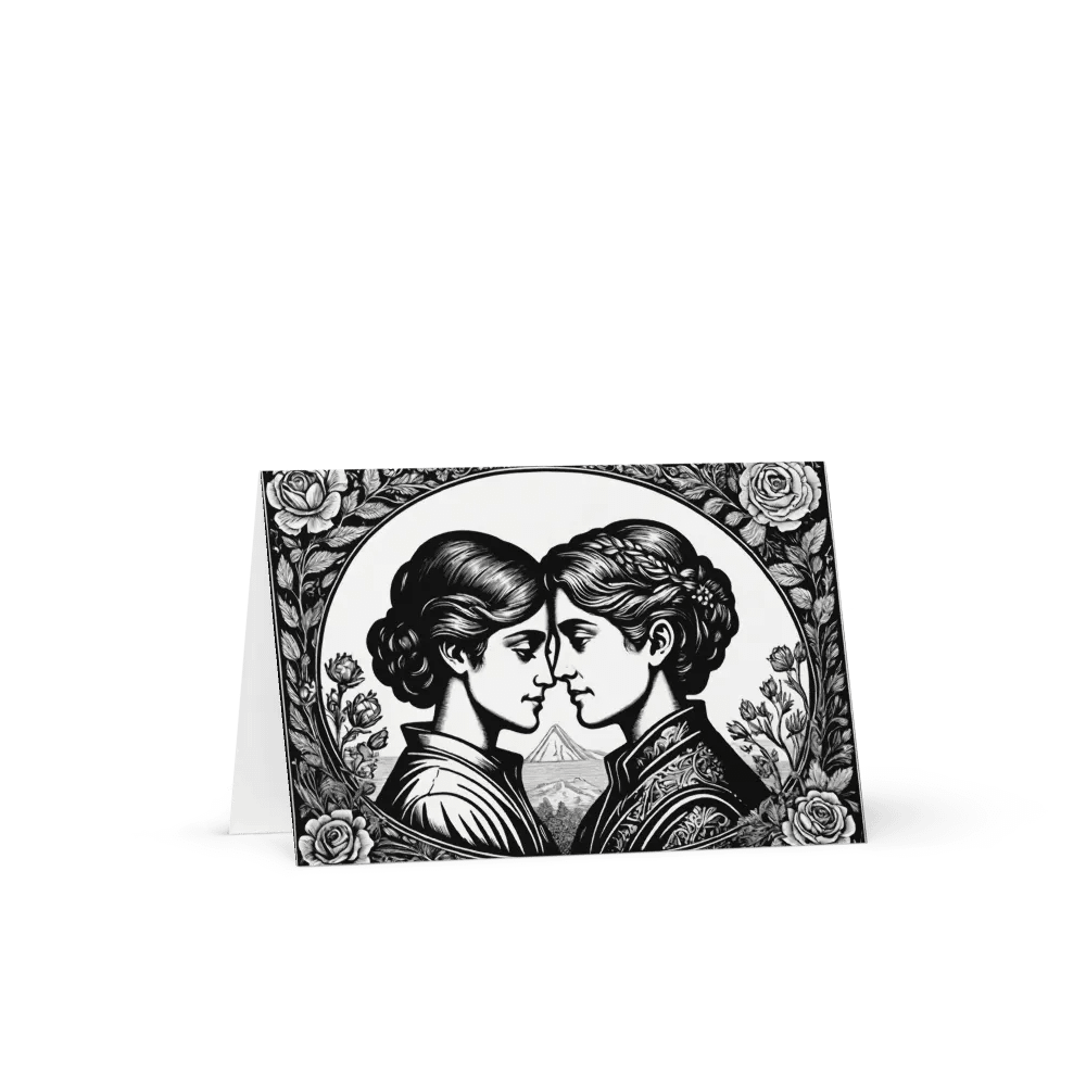 Lesbe Valentines, Rosy Love Card product image (7)