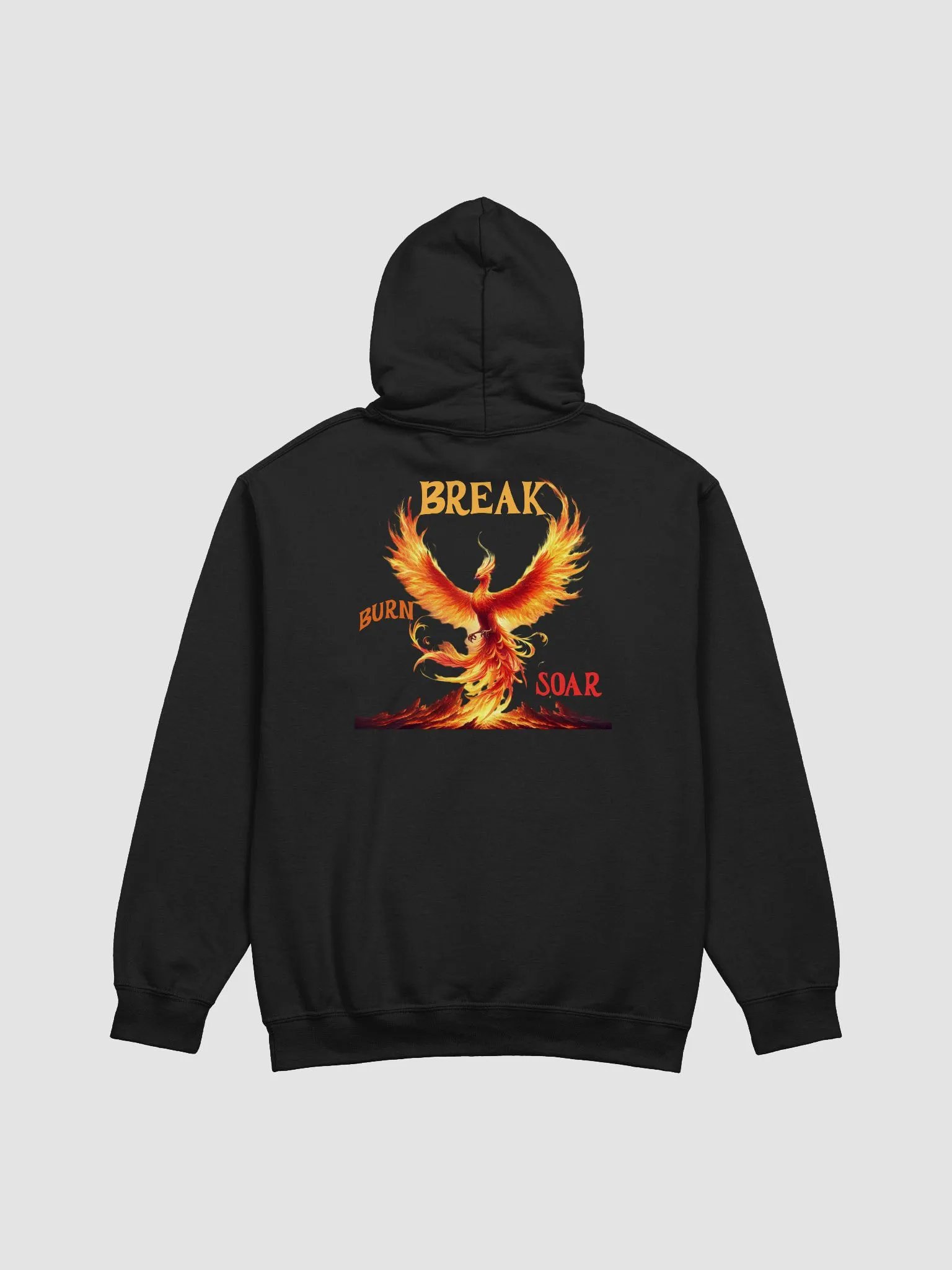 Phoenix Rebirth Classic Hoodie Design On Back product image (1)