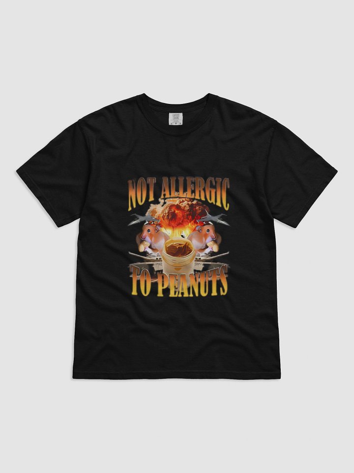 Not Allergic to Peanuts T-SHIRT product image (1)