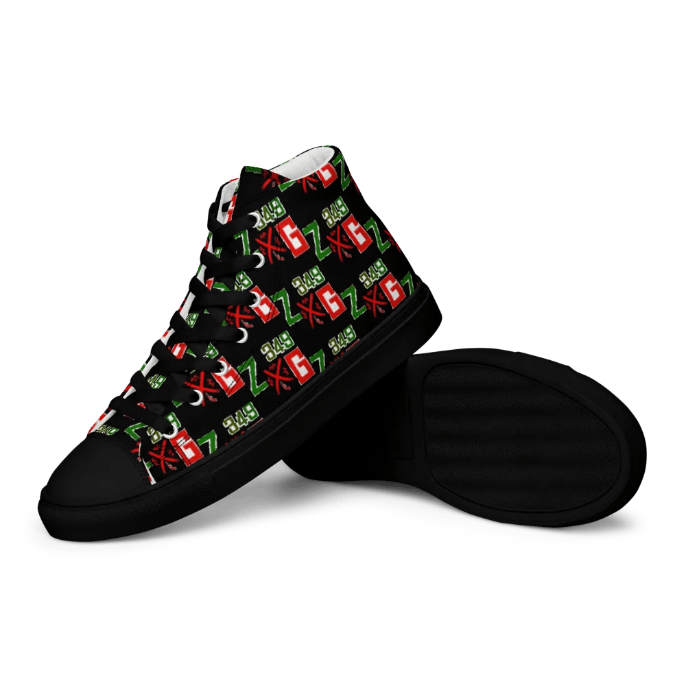 ZombfectedGaming 349 Women's High Top Shoes product image (12)