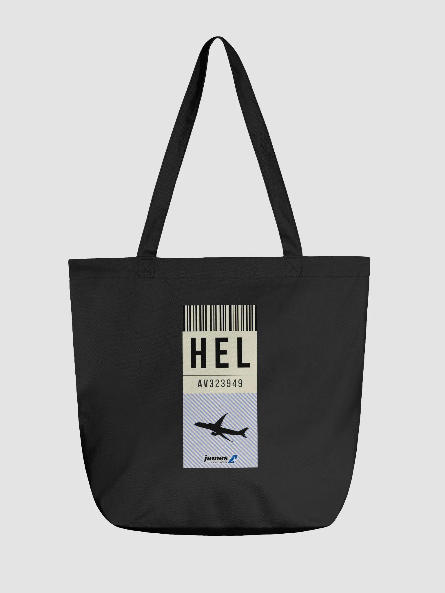 Helsinki (HEL) Stylish Luggage Tag Tote Bag product image (1)