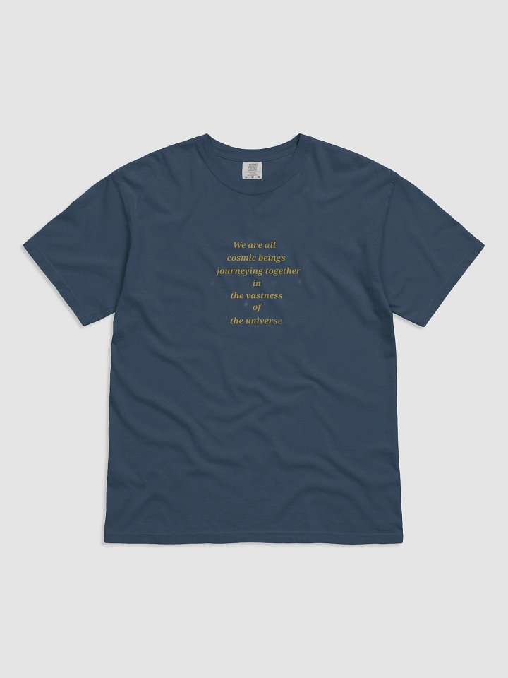Cosmic Journey Yellow Quote T-Shirt product image (1)