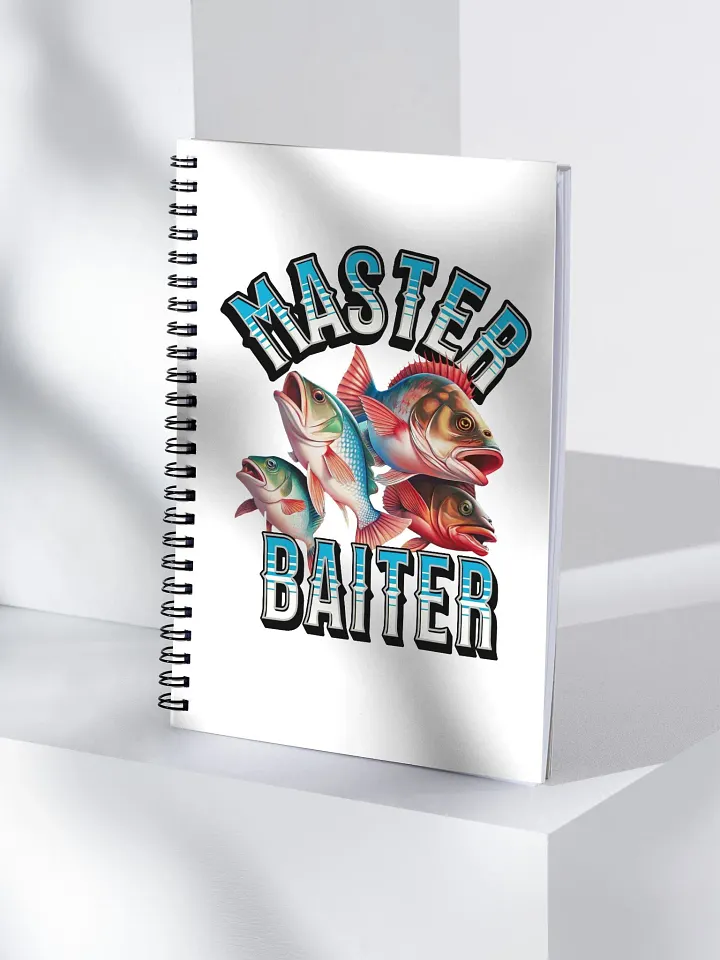 Master Baiter Fishing Spiral Notebook product image (2)