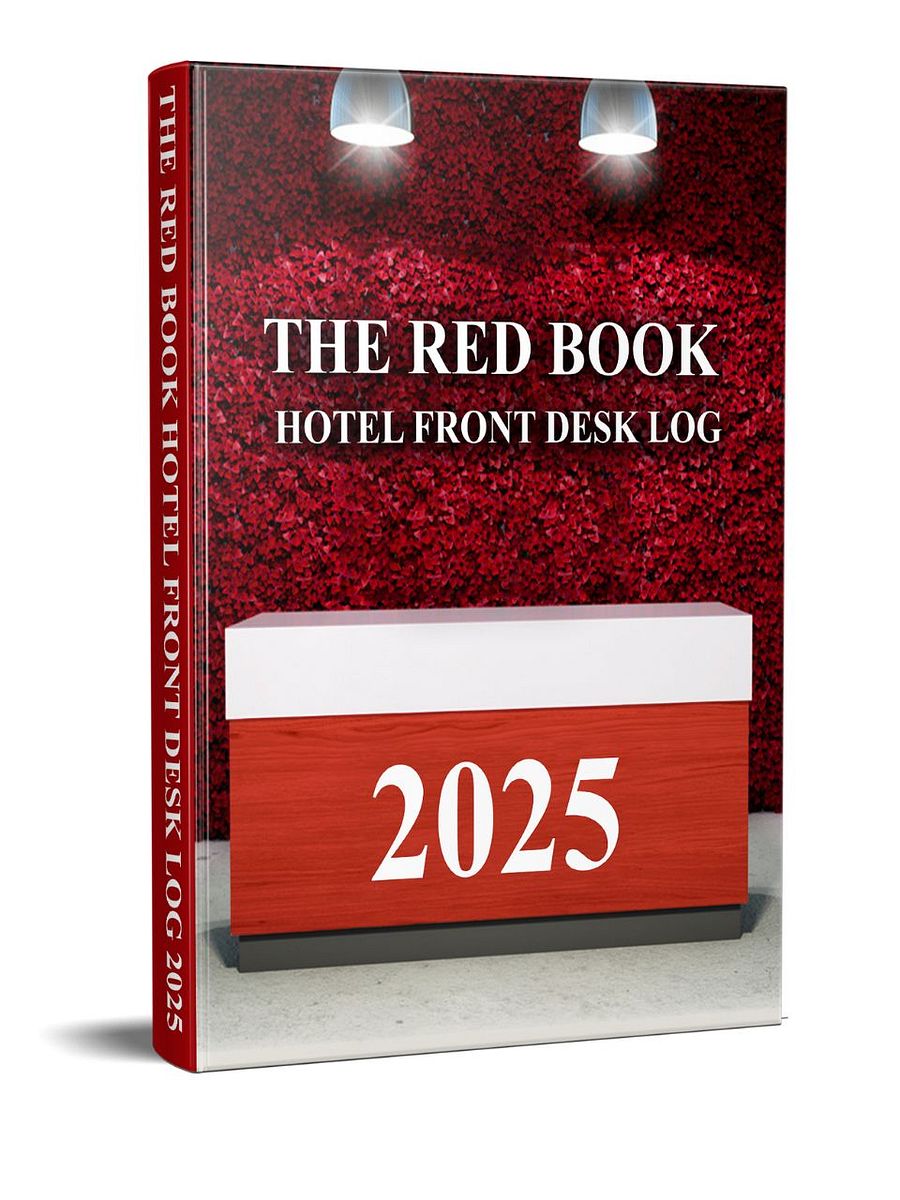 The Hotel Red Book Front Desk Log 2025 product image (1)