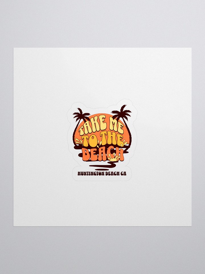 Take Me To The Beach Sticker product image (2)