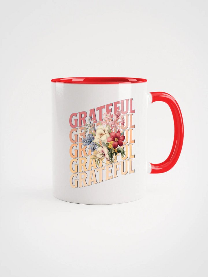 Grateful Blooms Ceramic Mug product image (1)