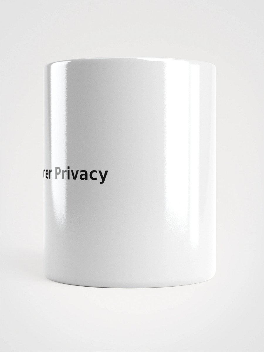 Beginner Privacy Simple White Mug product image (6)