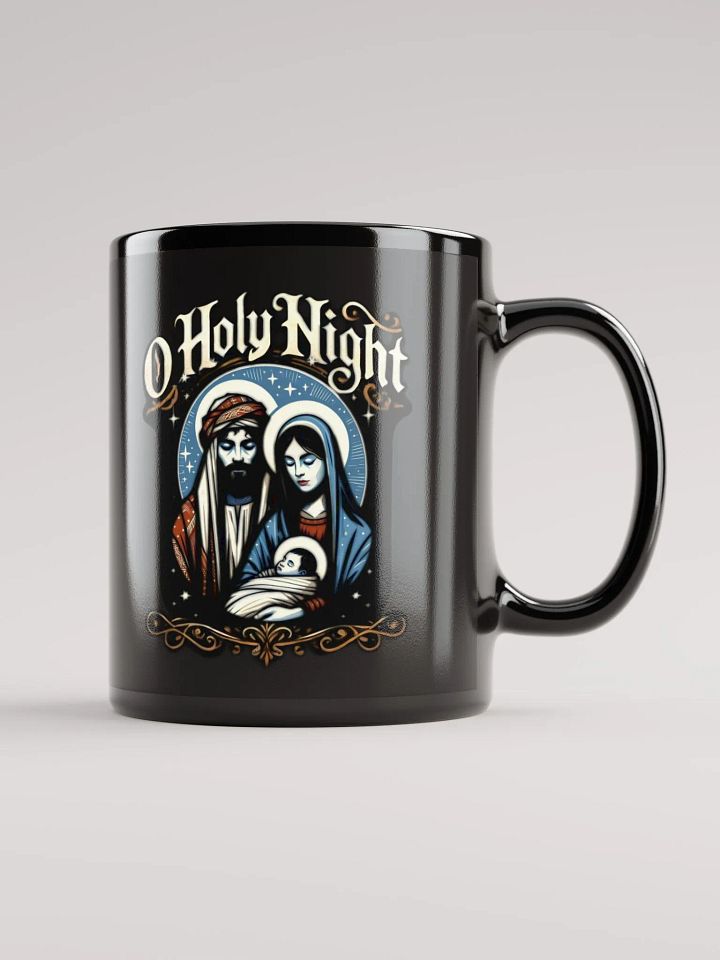 O Holy Night Glossy black Mug product image (1)