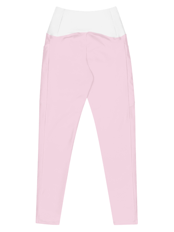Women's Gingham Cherry High Waisted Leggings, Pink product image (10)