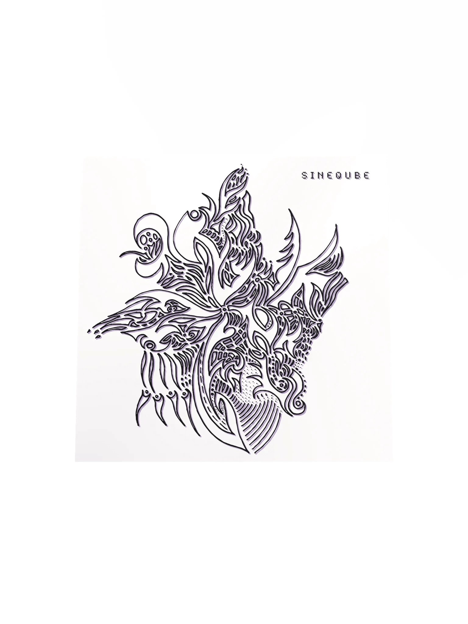 Album Cover Art Print Sineqube's "Abiogenesis" product image (7)