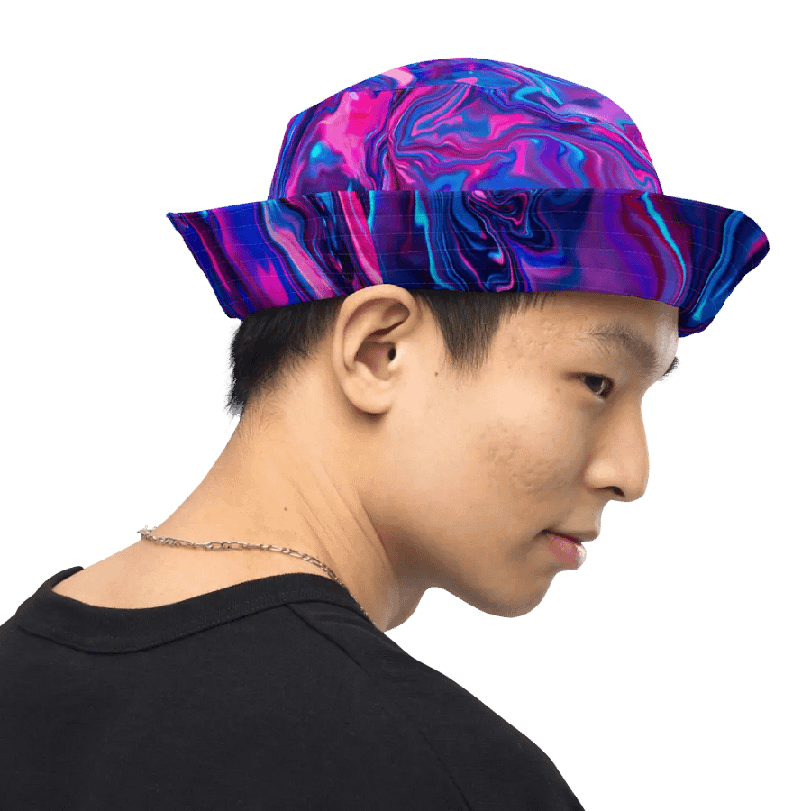 Multicolour Swirl Reversible Bucket Hat product image (6)