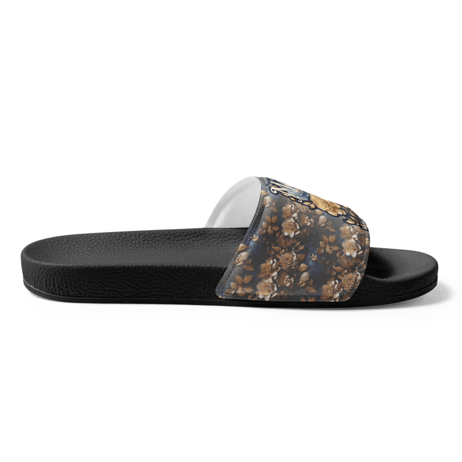 Funny Mom Floral All Over Print Slides product image (3)