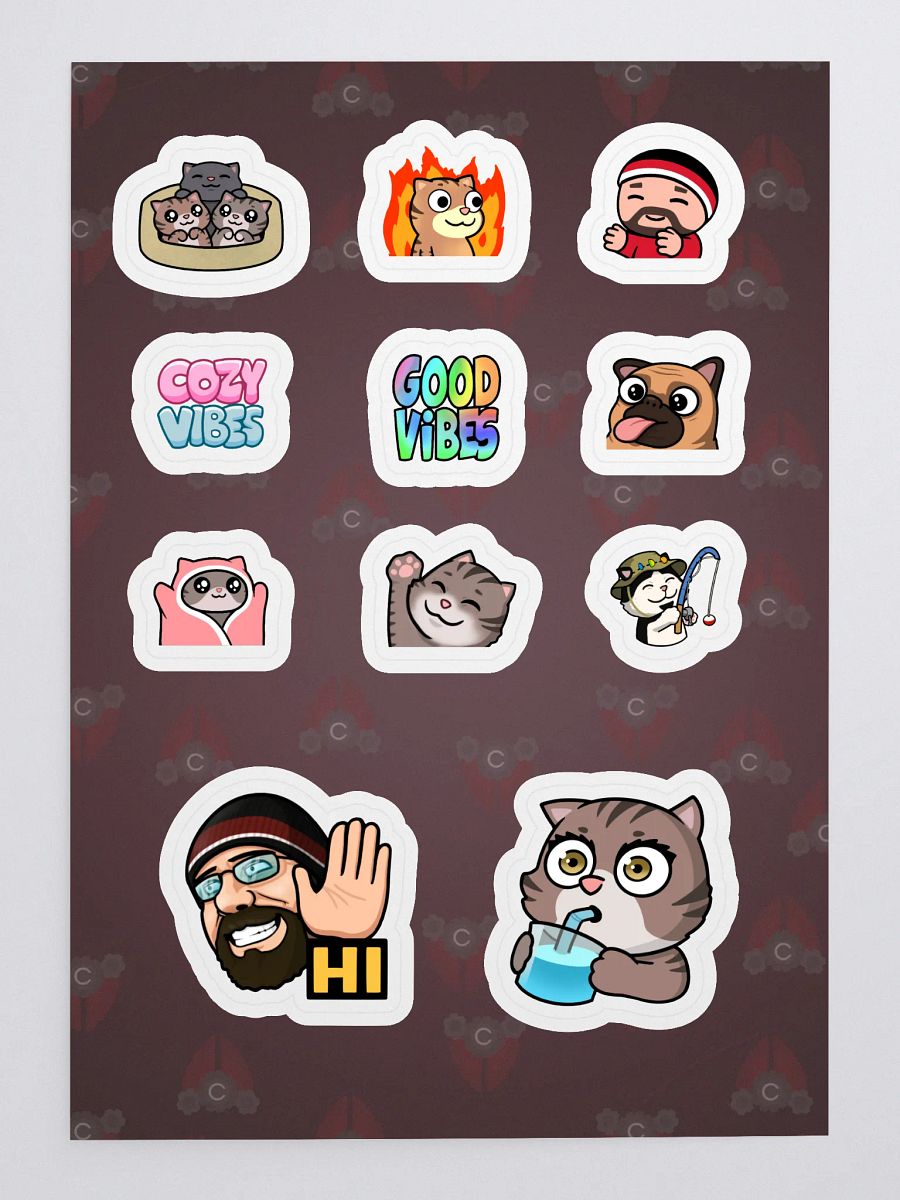 Cohh Emote Sticker Sheet product image (3)