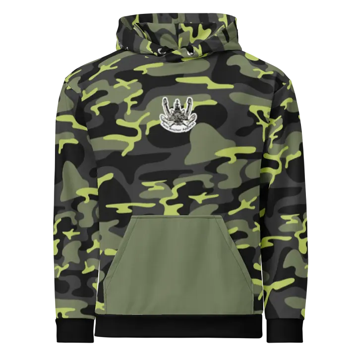 Green Camouflage Twin Anchor Titan tug Hoodie product image (2)