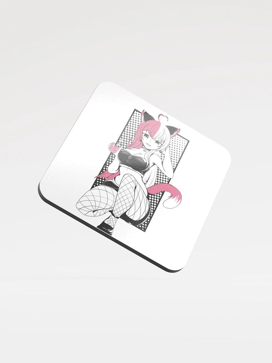 LilMeowMin Glossed Cork Coaster product image (2)