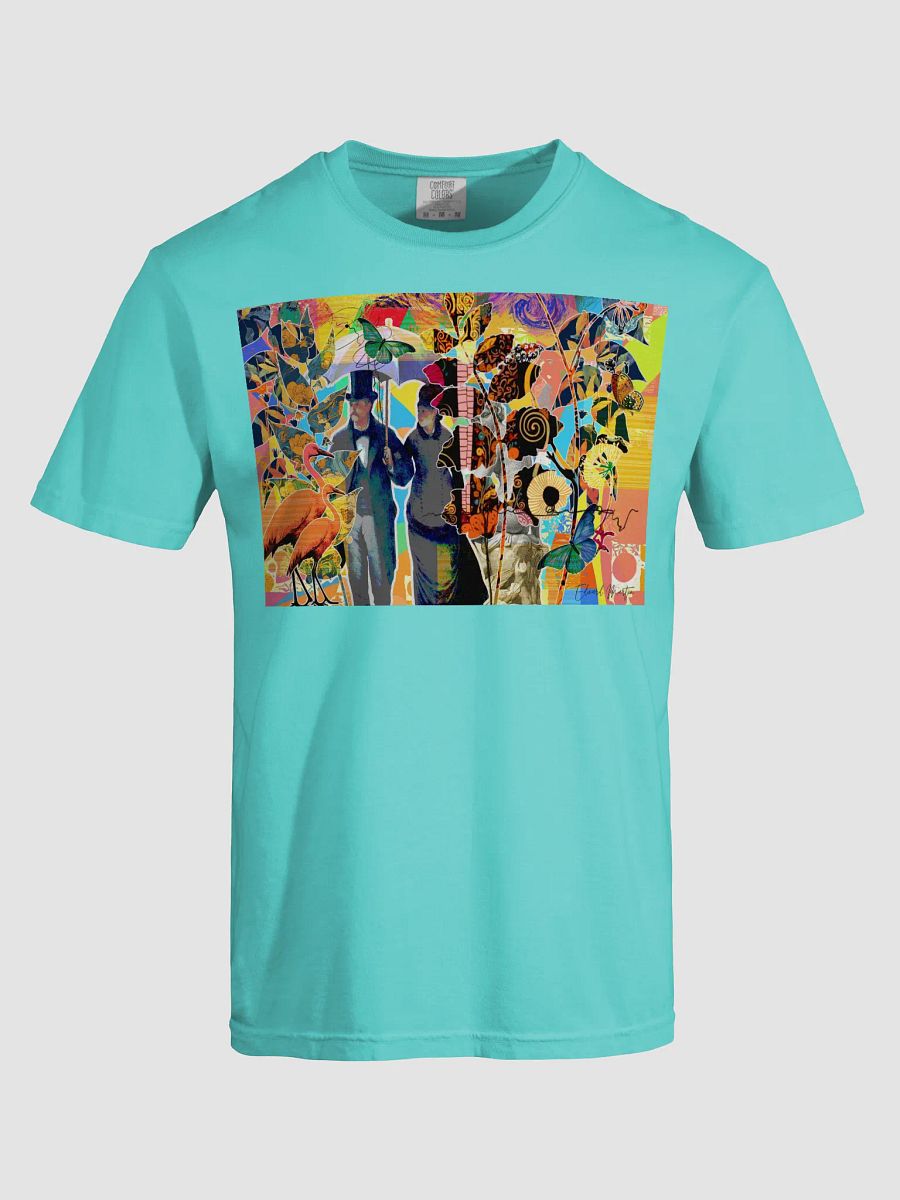 'A Patchwork of Paradise: The Collage Garden' by Edward Martin T-Shirt product image (53)