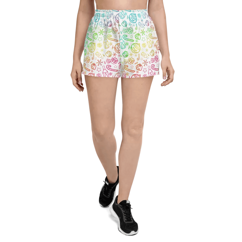 Limited Edition Christmas Rainbow Sport Shorts product image (4)