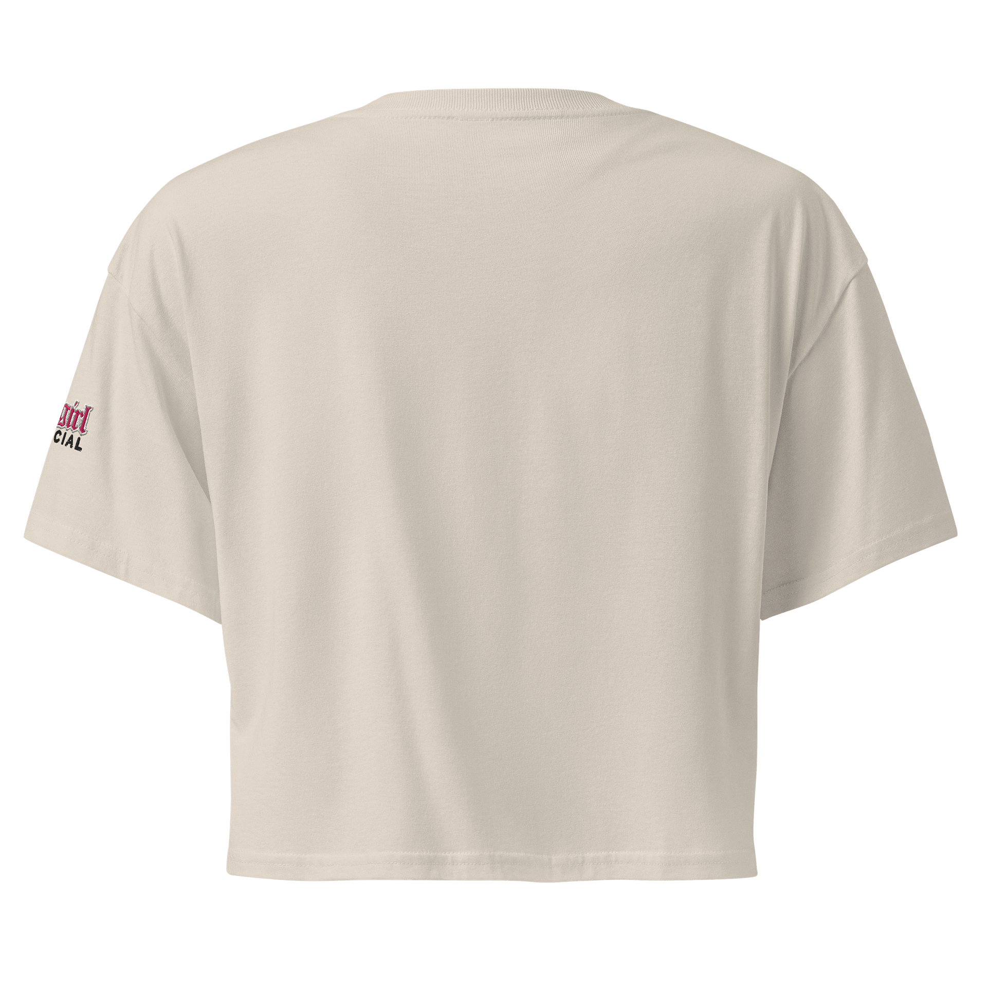 Embroidered Heart Eyes Cropped T-Shirt 😻 product image (6)