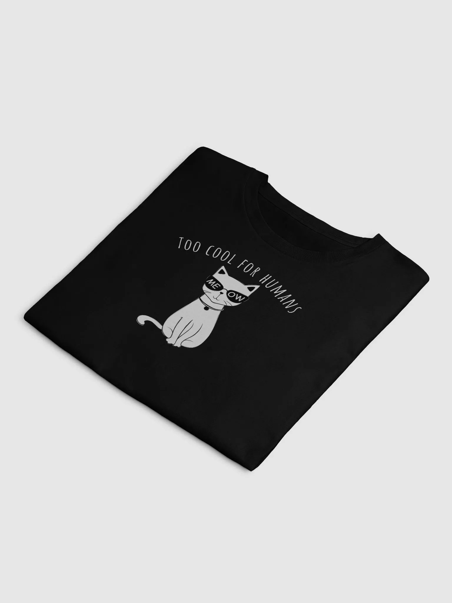 Meowtastic Cat Sunglasses Crop Top product image (3)