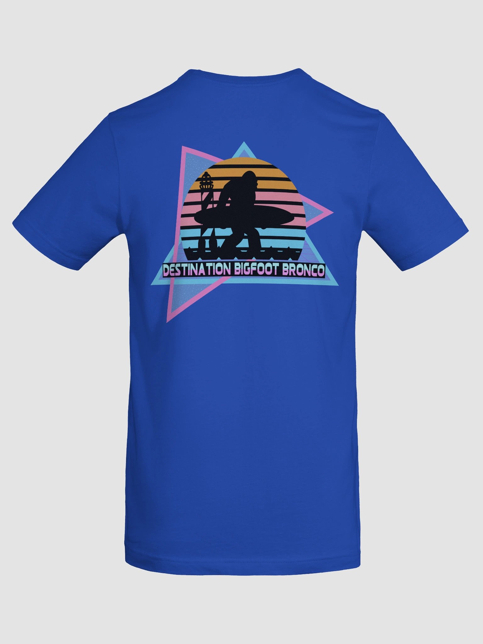 Destination Bigfoot Bronco Retro-Inspired T-Shirt (Blue) product image (8)