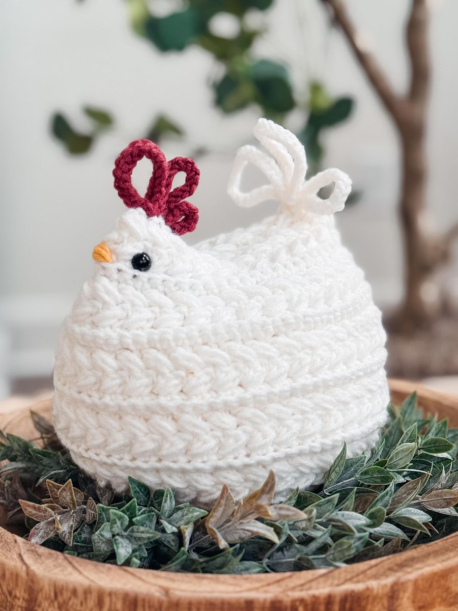 Wheat Stitch Crochet Chicken Pattern product image (3)