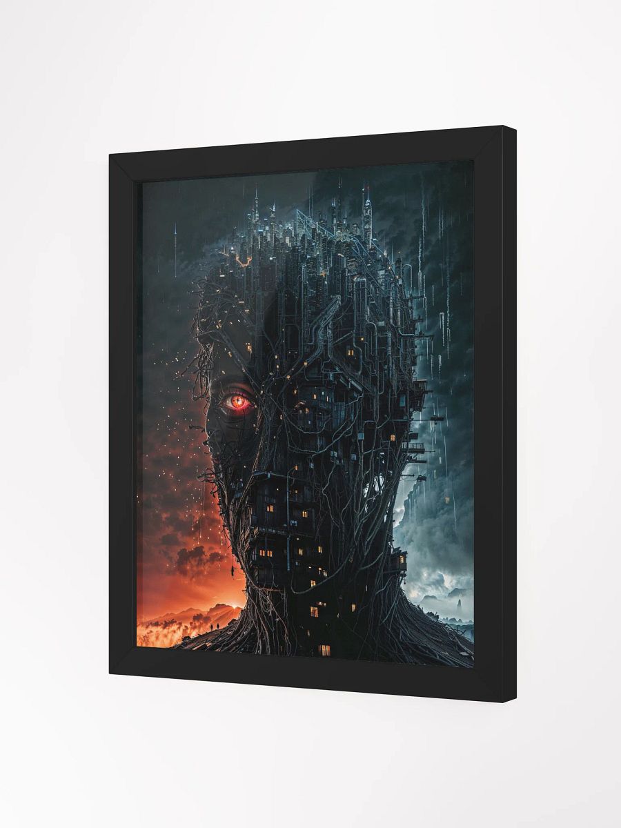The City Wears a Face Framed Print product image (8)