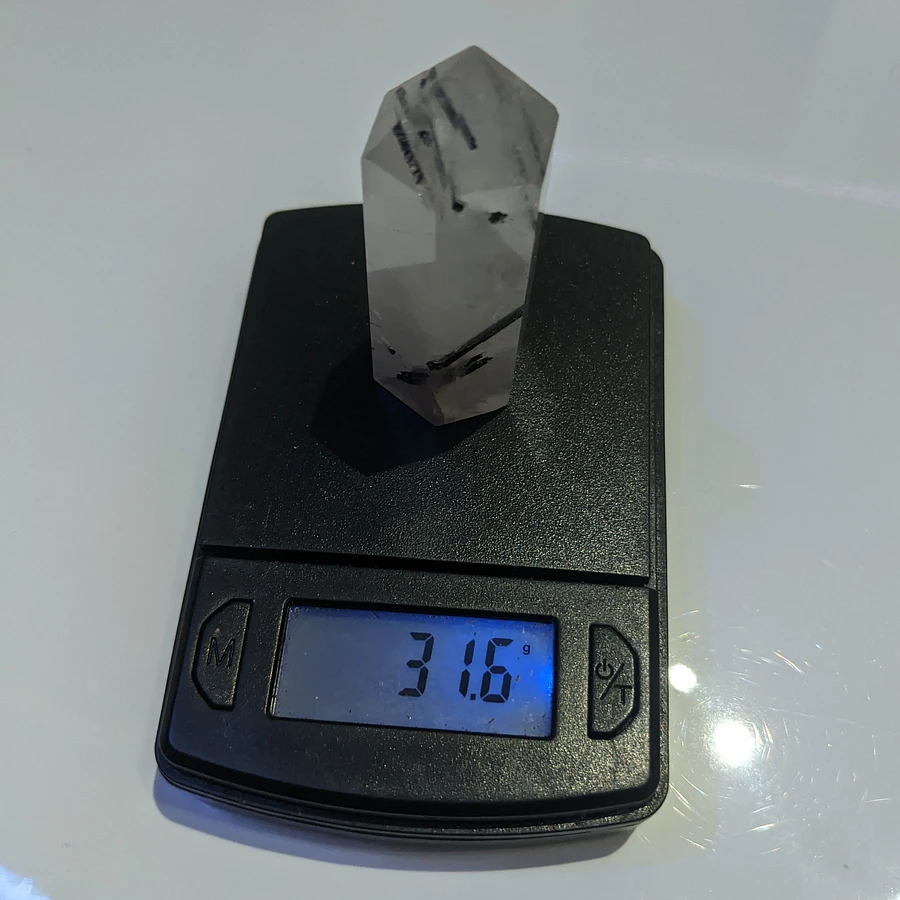 31.6g Rutile Tourmaline in Quartz Tower product image (6)