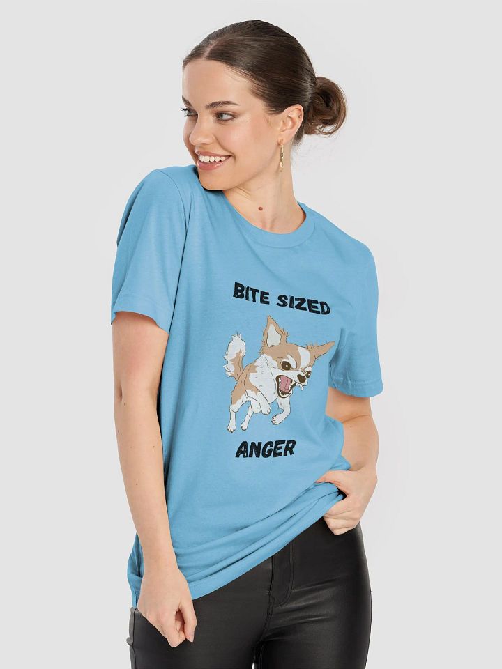 Chihuahua Tee, Angry Dog Shirt, Bite Sized Anger Top, Pet Lover Gift, Animal Graphic Tshirt product image (1)