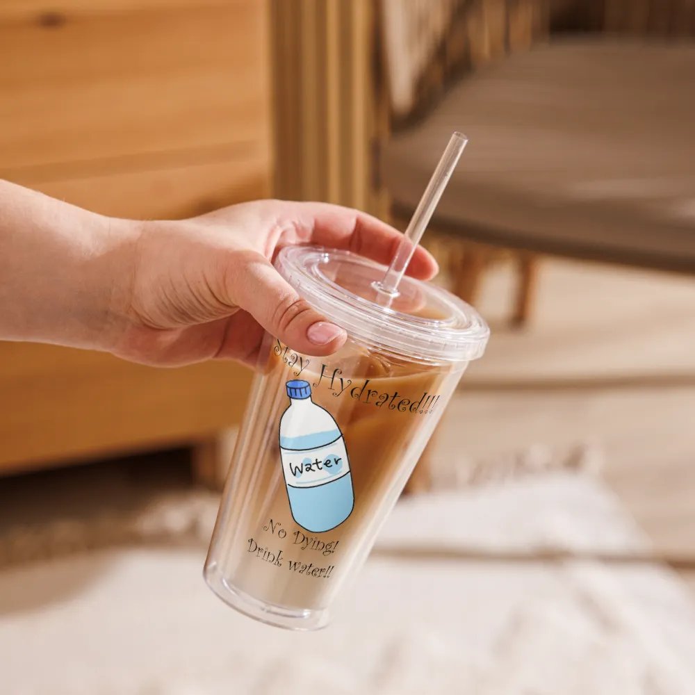 Hydrate! Clear Straw Cup product image (9)