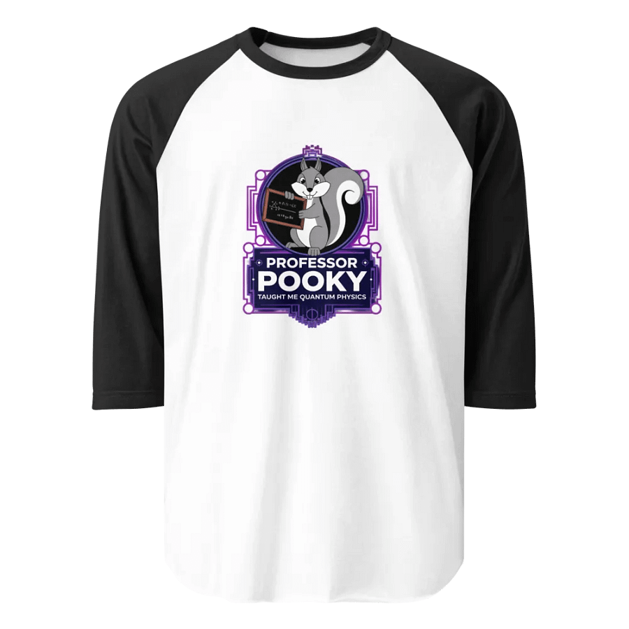 Quantum Physics Squirrel Raglan Tee product image (1)
