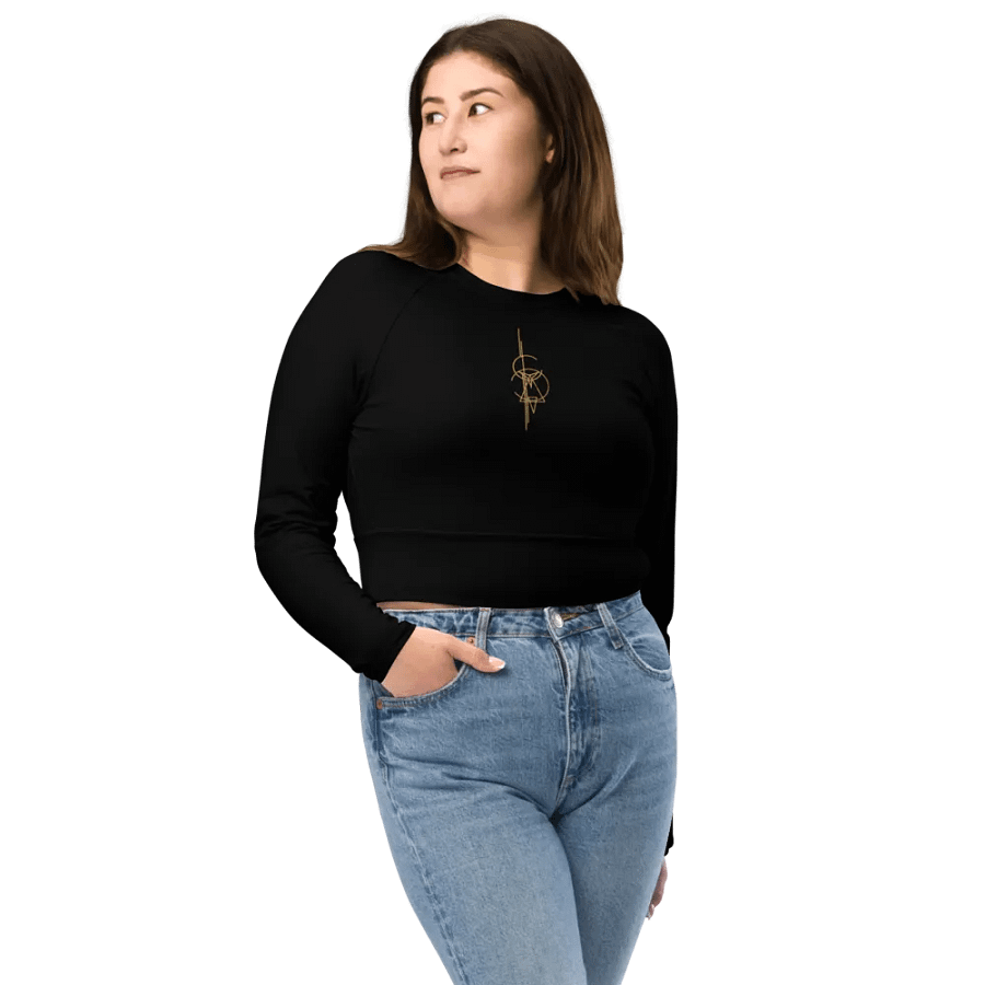 Minimalist Long Sleeve Crop Top product image (2)