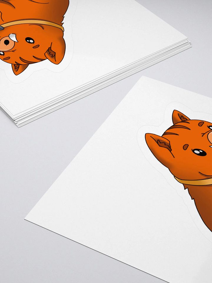 Tabasco the Boar Kiss Cut Sticker product image (7)