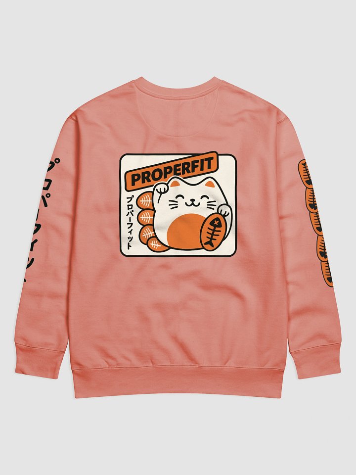 Lucky Cat Fishbone Cotton Heritage Premium Sweatshirt product image (2)