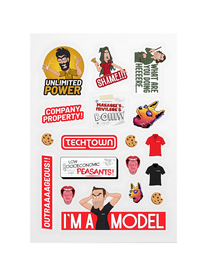 TechTown Sticker Sheet product image (1)