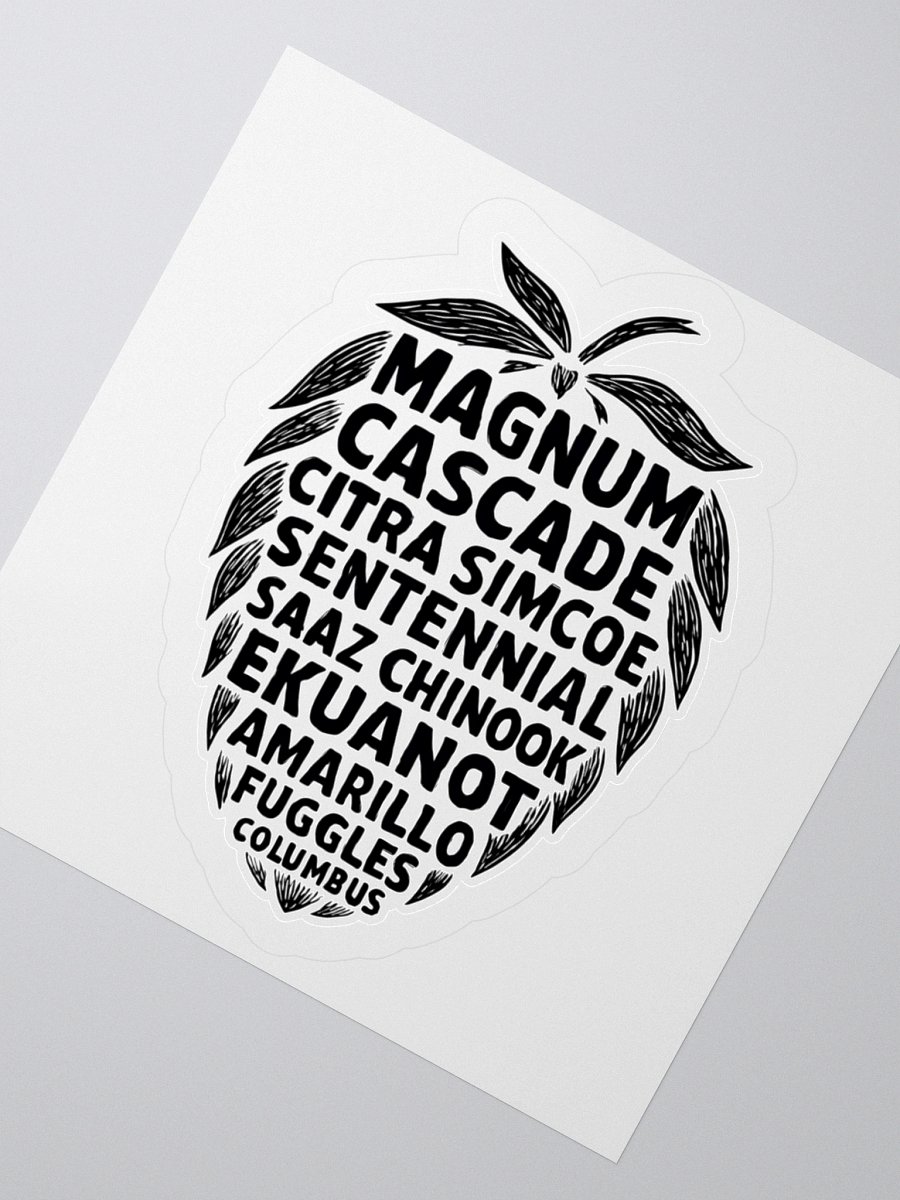 Hop Varieties Sticker product image (4)