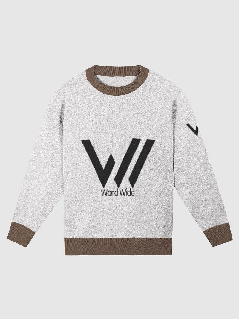 WorldWide Knitted Crewneck Sweater Relaxed Fit for Women