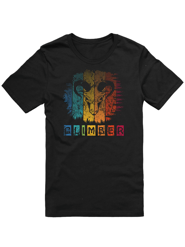 Retro Mountain Goat Climber T-Shirt – Vintage-Style Symbol of Bold Climbing Adventure product image (8)