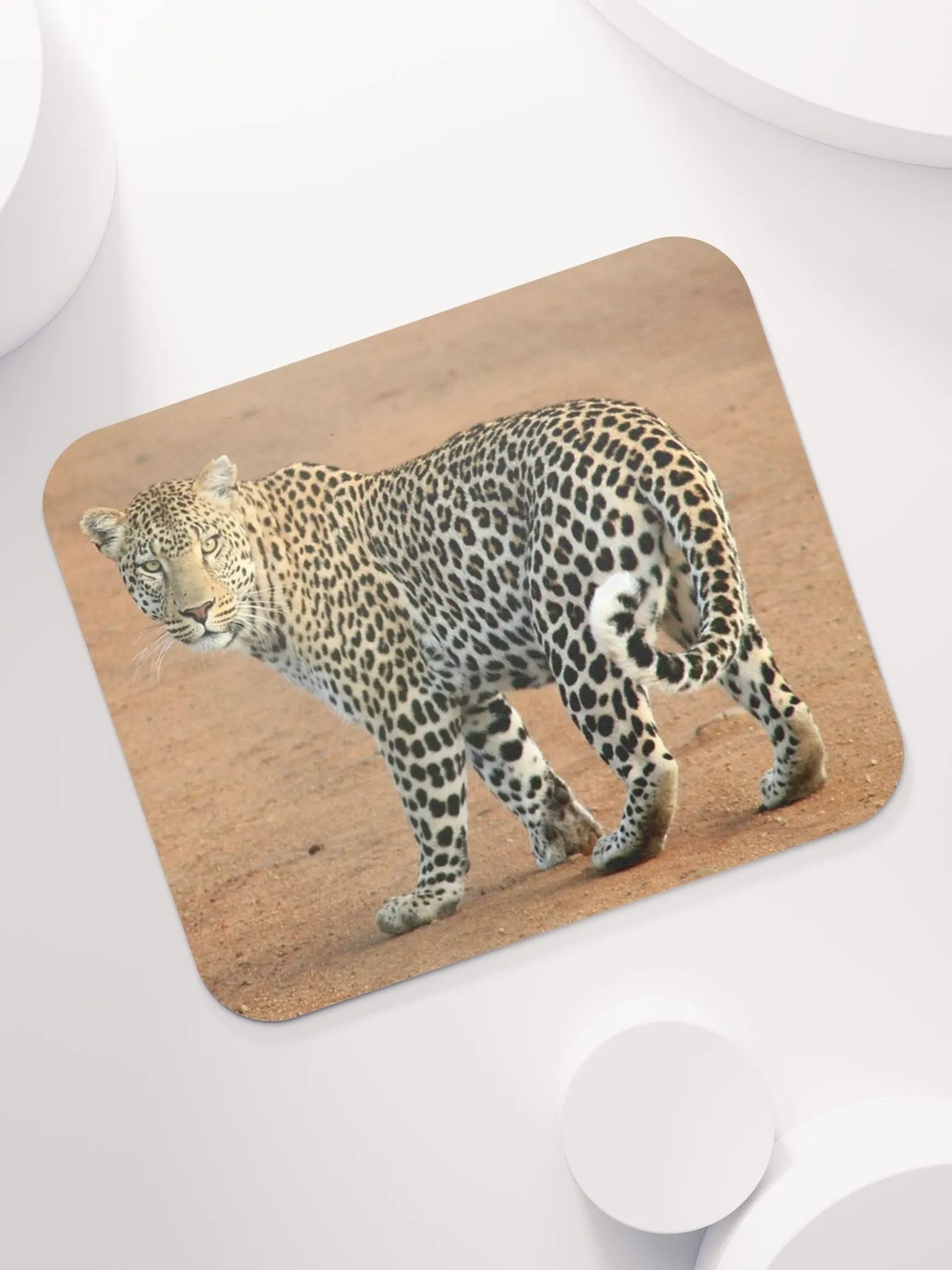 Leopard Elegance Mouse Pad - Stylish & Durable Desk Accessory for Gaming & Office Use product image (4)