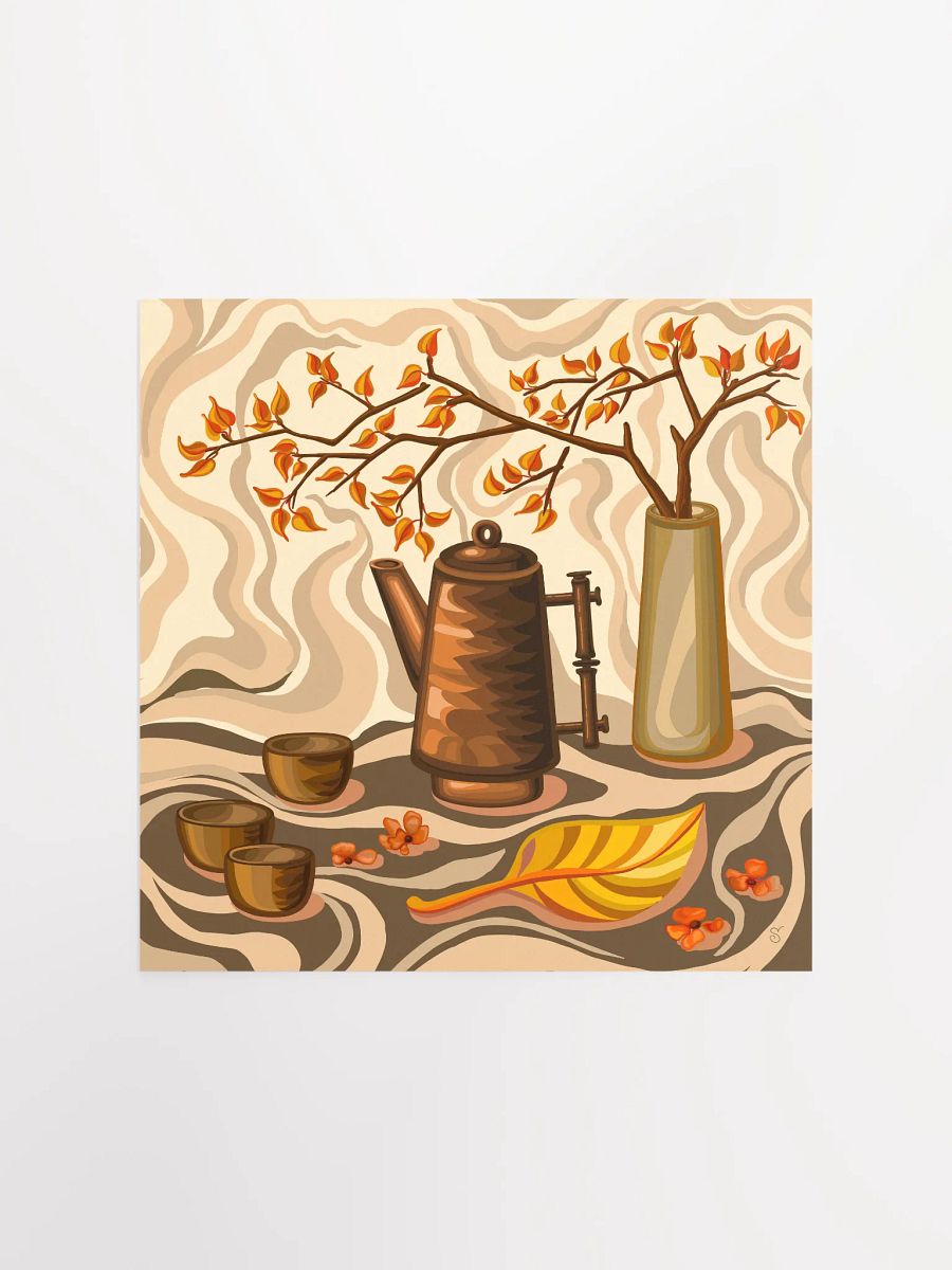 Autumn Tea Party Poster.- Coffee Shop No. 3 product image (1)