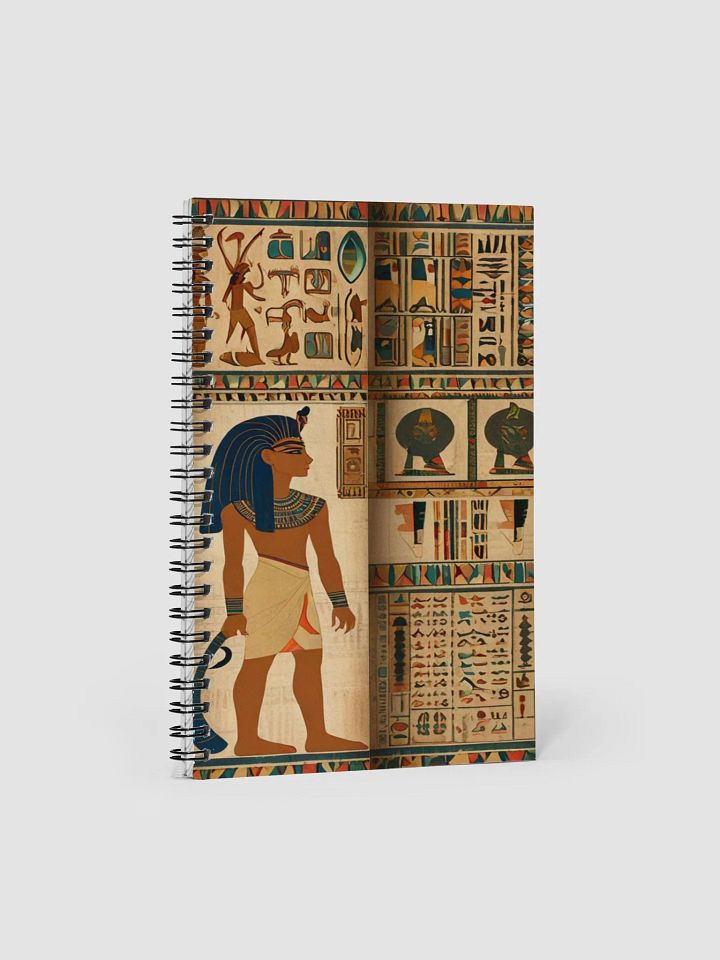 Ancient Egyptian Hieroglyphs Spiral Notebook product image (1)