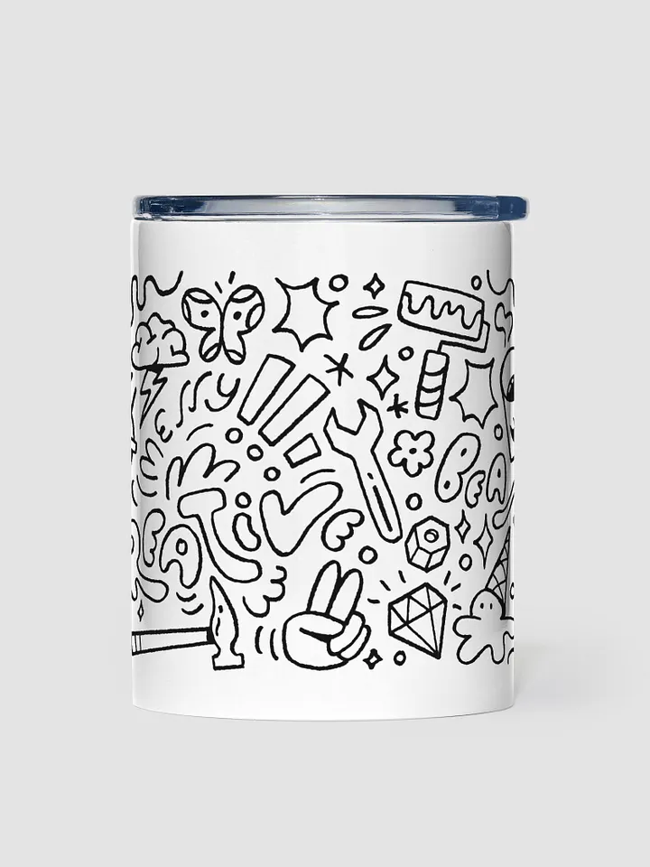 CREATIVE CHAOS - Tumbler - Black txt product image (1)