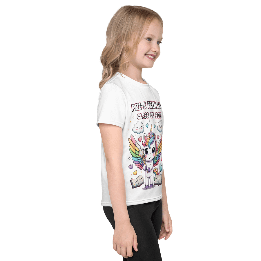 Pre-K Princess All-Over Unicorn T-Shirt product image (4)