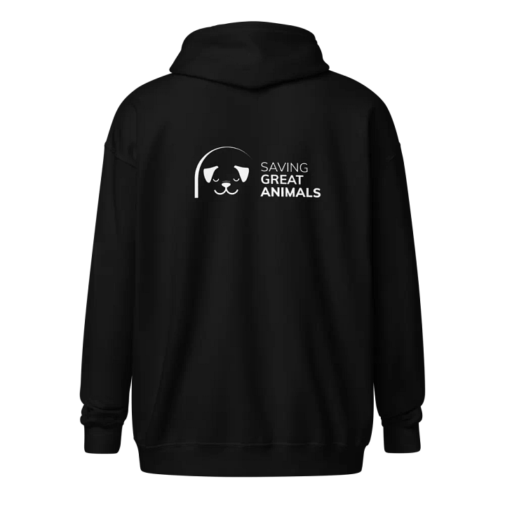 Mozart & Mutts Zip Up Hoodie - Black product image (2)