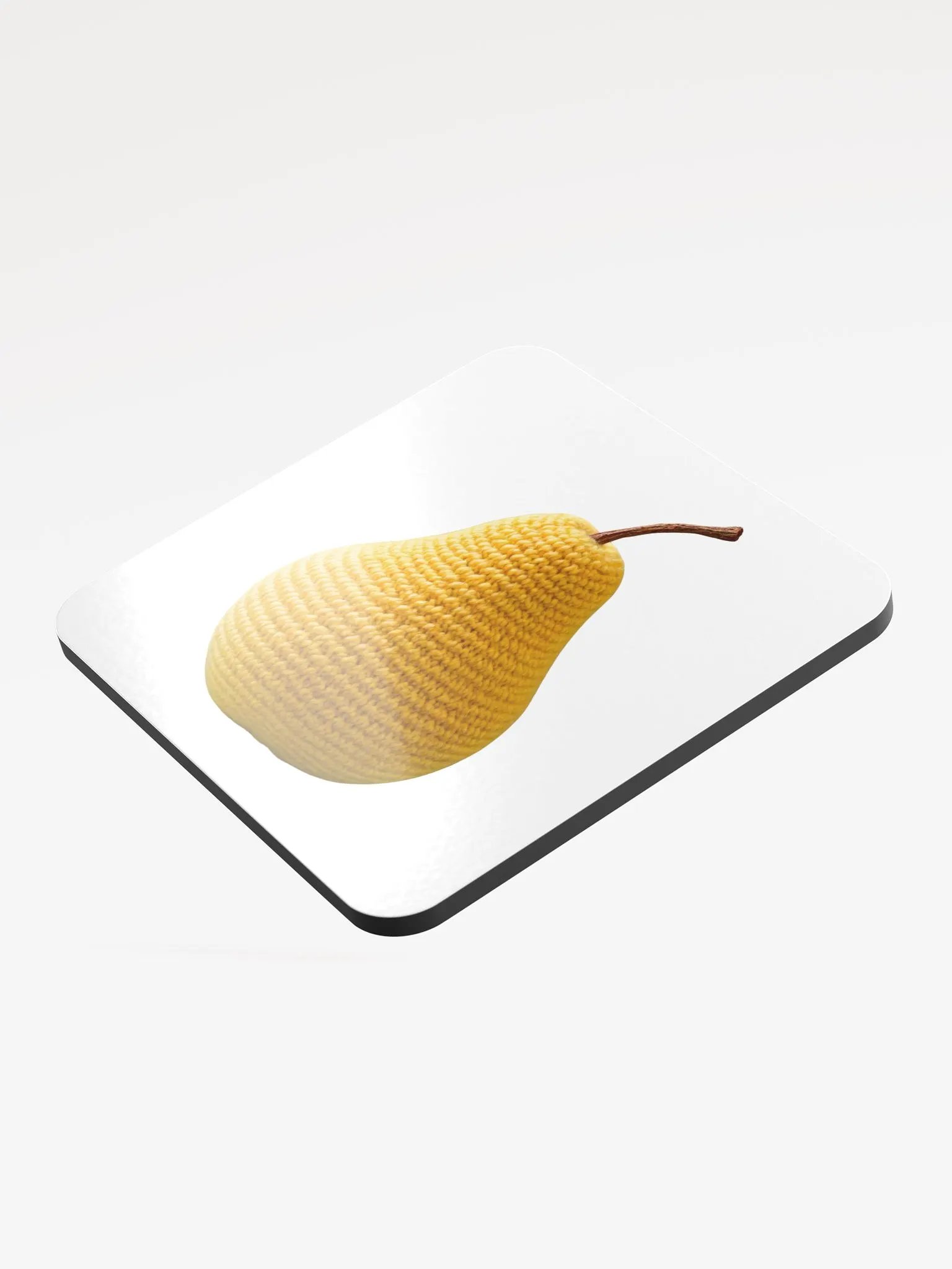 CozyAvocado Glossed Cork Coaster Pear #2 product image (3)