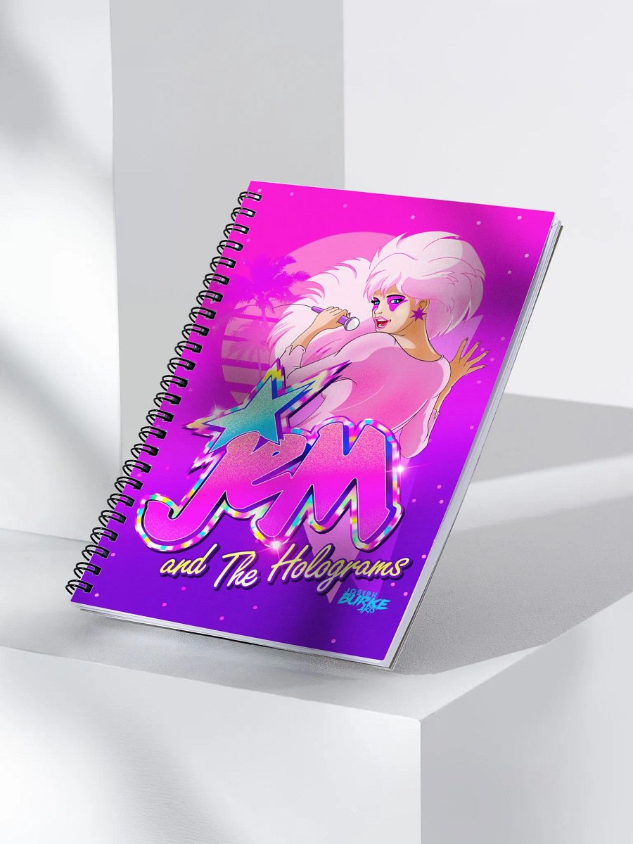 Jem Vaporwave Tribute Notebook product image (3)