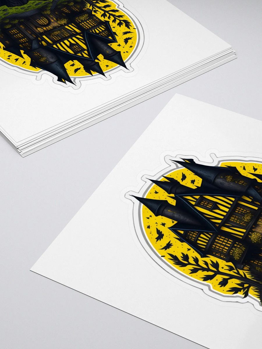 Ethereal Yellow Castle Sticker product image (14)