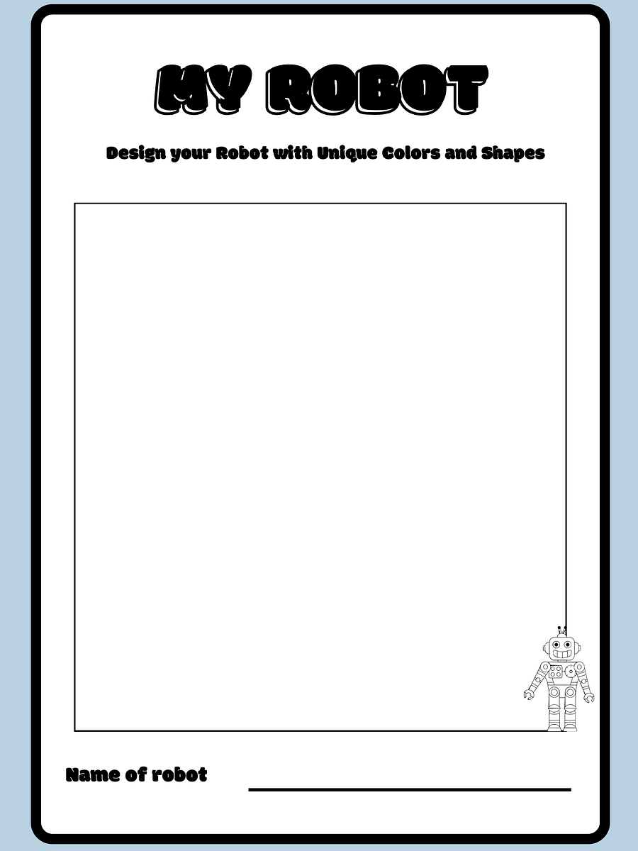 Fun Robot Adventures Activity Worksheets product image (3)